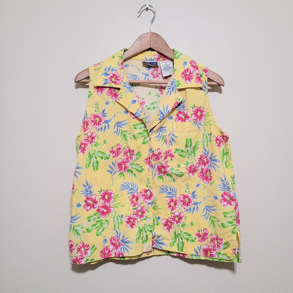 Vintage Erika & Co sleeveless shirt PL
